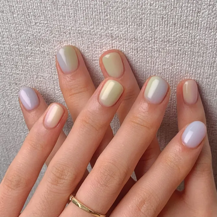 Classic manicure with polish